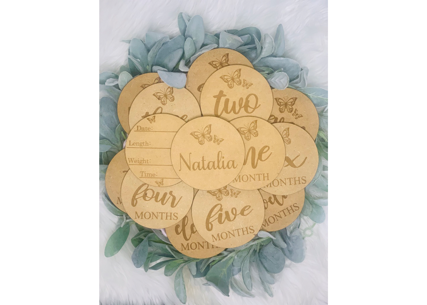 Butterfly Milestone Tiles