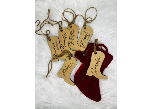 Engraved Stocking Tags