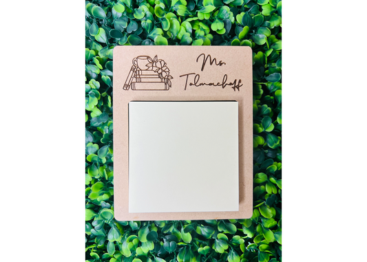 Engraved Sticky Note Holder