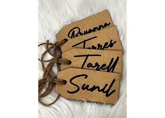 Engraved Stocking Tags