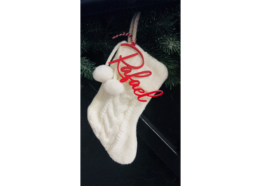 Personalized Name Stocking Tags
